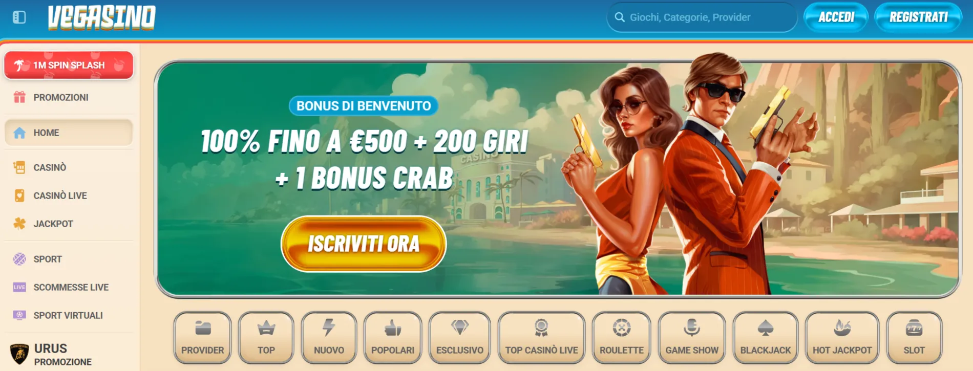 Registrazione nei Casino non AAMS